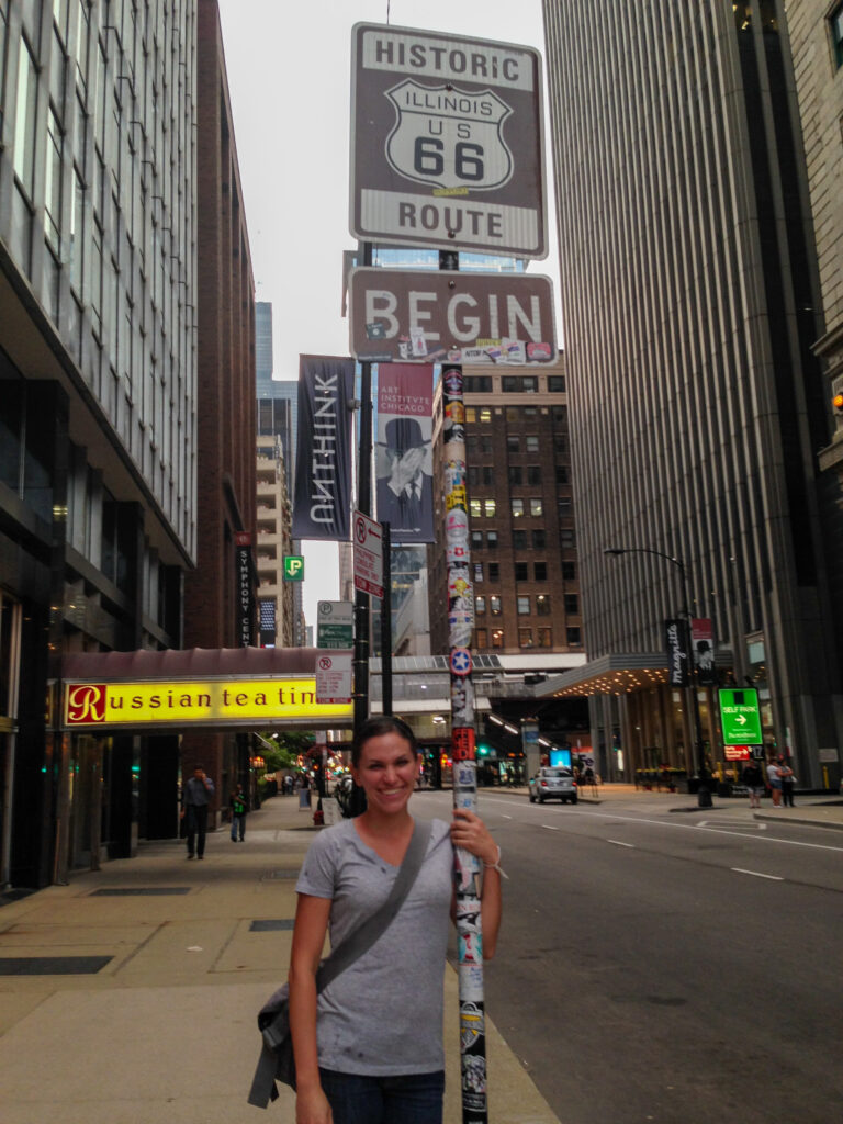 Route 66 Sign Chicago