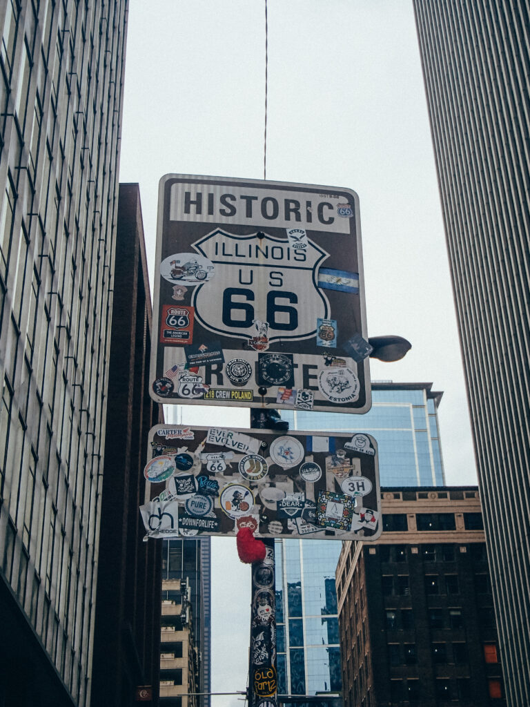 Route 66 Sign Chicago
