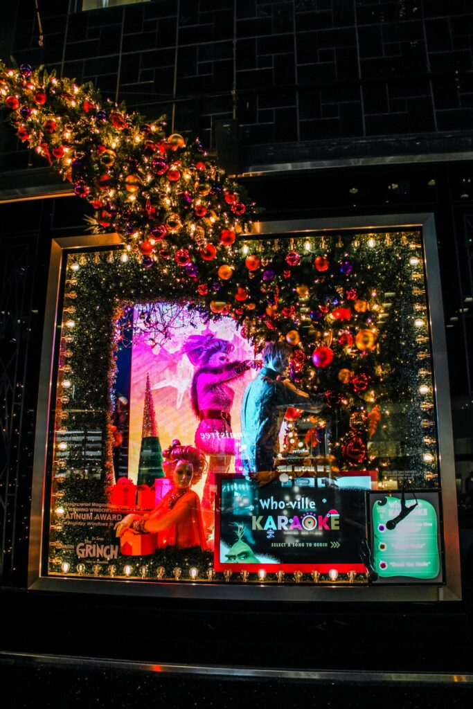 NYC Store Front Window Christmas Displays 